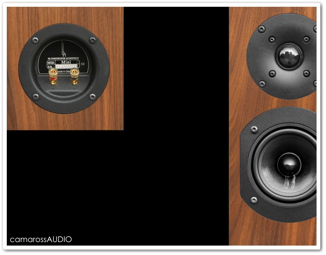 BLUMENHOFER ACOUSTICS Mini Walnut camarossAUDIO